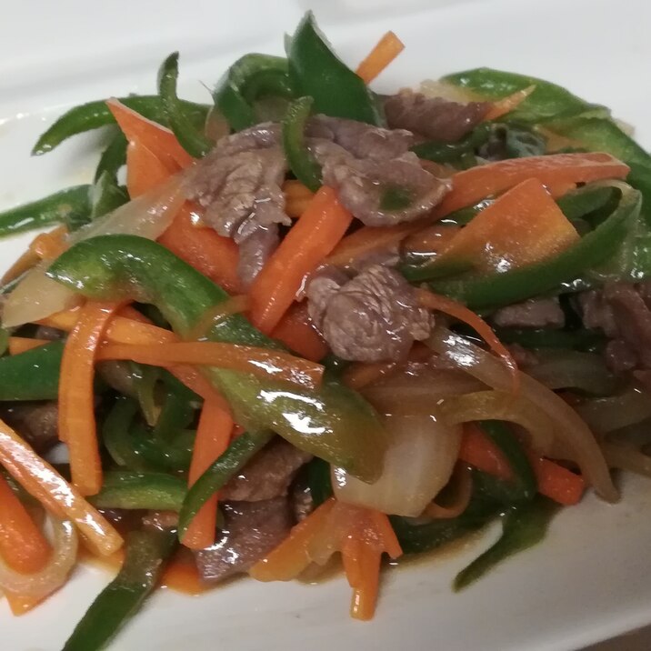 残り野菜と一緒に!牛肉のオイスターソース炒め
